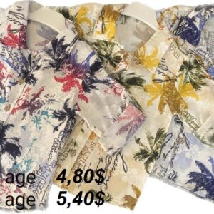 🧒 CattaC Kids 2–9 Years Tropical Palm Tree Shirt