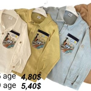 🧒 CattaC Kids 2–9 Years City View Pocket Shirt